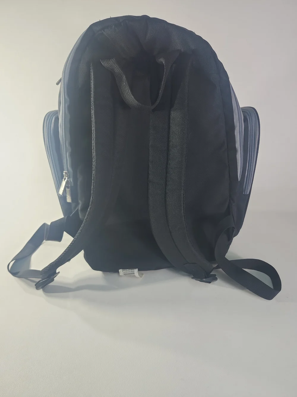 Black Baby Backpack with Light Gray Trim - Picture 3 of 9